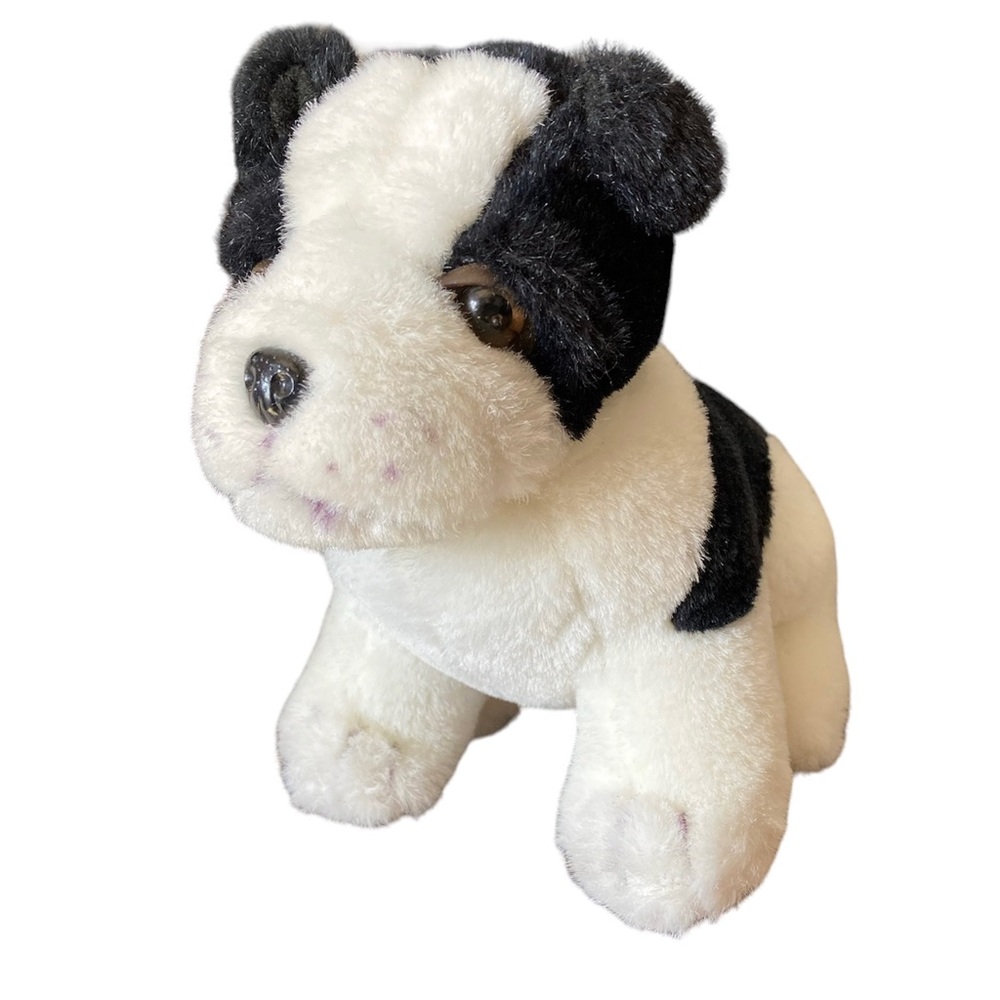 Bulldog Puppy Dog Stuffed Animal Plush Toy Sad Face Wrinkles 6.5" Play BY Play